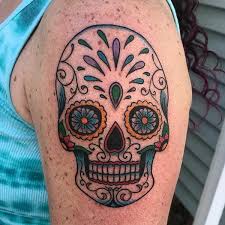 Beim día de los muertos haben blumen darüber hinaus folgende symbolik solche besonderen rituale und feste gewinnen auch bei uns immer mehr an bedeutung. 155 Day Of The Dead Tattoo Ideas And Everything You Need To Know Wild Tattoo Art