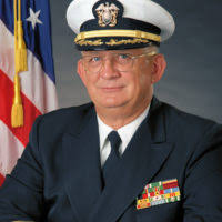 Rear Admiral (lower half) Robert E. Traister, USN (uncovered)