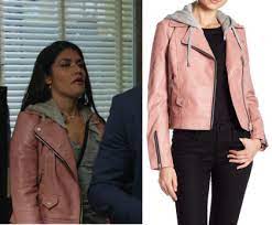 After a short hiatus blue bloods season 9 episode 9 is coming up on cbs on friday, and one of the biggest things to ponder over right now has to do with nicky. Blue Bloods Season 9 Episode 9 Maria S Pink Hooded Leather Jacket Shop Your Tv