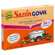 Use it for meats, stews, soups, . Goya Sazon Coriander Annatto Seasoning Jumbo Pak Shop Spice Mixes At H E B