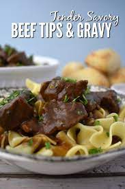 Beef Tips And Gravy Recipe Beef Tips And Gravy Beef Tips Beef Recipes