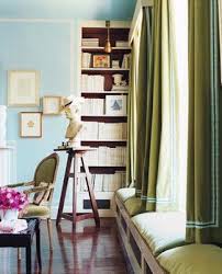 Color Combo Olive Green And Sky Blue Blue Rooms Green Curtains Home