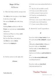 We may earn a commission through links on our site. English Esl Ed Sheeran Worksheets Most Downloaded 79 Results Page 3