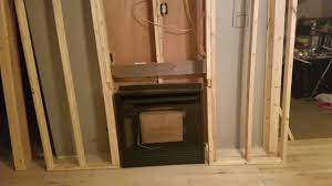 Plug in the power cord from the fireplace insert. Ventless Gas Fireplace Insert Installation Framing Wall For Gas Fireplace Insert Youtube
