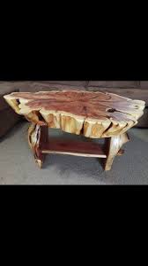 Log Cabin Coffee Table In 2020 Rustic Log Furniture Log Furniture Cedar Furniture
