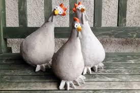 Huhn Aus Beton Mischungsverhaltnis Zement Lustige Figuren Knetbeton Zement