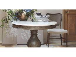 Family dining table folding table mobile dining table multi functional dining table large round table in hotel. Luca 38 Or 48 Round Dining Table With White Marble Top In Earl Black Or Deep Black 1300 Entrance Table Decor Round Marble Table Interior Design Dining Room