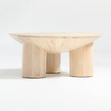 Tom Natural Three Legged Coffee Table Reviews Crate And Barrel In 2020 Coffee Table Coffee Table Crate And Barrel Crate And Barrel