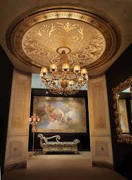 Gold Leaf Rosette For Ceiling Ceiling Art Ceiling Design Painted Ceiling