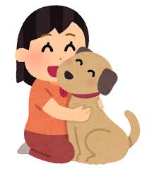 犬と女の子のイラスト（ペット） | かわいいフリー素材集 いらすとや