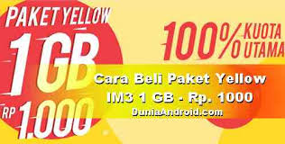 Cara mendapatkan kuota 1gb m3. Cara Beli Paket Yellow Im3 1 Gb Cuma 1000 Rupiah Update Terbaru Dunia Android