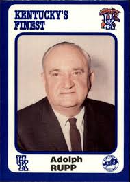1988-89 Kentucky Collegiate Collection #1 Adolph Rupp CO