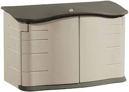 Garbage cans and garbage bins are containers used for the disposal of garbage. Rubbermaid Storage Shed