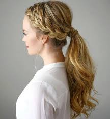 Brush hair back and into natural parting using the ghd paddle brush. 40 Killer French Braid Ponytails You Can T Miss In 2020