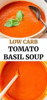 This Homemade Tomato Soup Is Hearty And Creamy Without Using Cream It Uses Canned Tomatoes Roasted Red Pepp Tomato Soup Homemade Recipes Tomato Soup Recipes