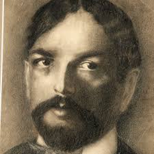 Portrait of Claude Debussy, drawing, 1939 sold at auction
