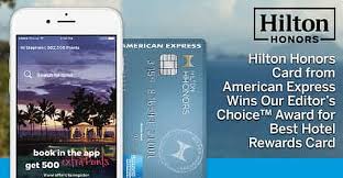 New hilton honors american express card can get you up to 130,000 points and surpass and business cards up to 180,000. Hilton Honors Card From American Express Wins Our Editor S Choice Award For Best Hotel Rewards Card Cardrates Com