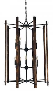 Make a great first impression with a beautiful foyer chandelier at the entrance of your home. 10 Light Matte Black Modern Farmhouse Foyer Chandelier 5408 Mblack Dekker Lighting
