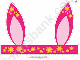 All you need to do to find the free patterns for this is click on the link below. Flower Pattern Easter Bunny Ears Template Printable Pdf Download