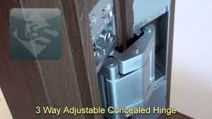 Maybe you would like to learn more about one of these? Sugatsune 3 Way Adjustable Concealed Hinge Youtube