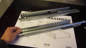 Ikea Maximera Schubladen Vergleich Der Auszugsschienen Von Blum Und Hettich Ikea Metod Youtube