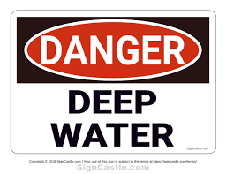 Free Printable Deep Water Danger Sign Download It At Https Signcastle Com Download Deep Water Danger Sign Signs Danger Sign Dangerous