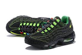 Nike Air Max 95 Black Green Blue Red Women S Men S Running Shoes Nike Air Max Nike Air Max 95 Running Shoes For Men