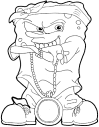 Our coloring pages are free and classified by theme, simply choose and print your drawing to color for hours! 7400 Gangsta Spongebob Coloring Pages For Free Dibujos Dibujos De Bob Esponja Como Dibujar A Bob Esponja