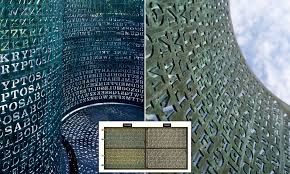 Step 5, read the resulting 4 lines of the message backwards (reverse of the step 1 of encryption). Artist Reveals Final Clue To Help Crack Code Of His 30 Year Old Sculpture Outside Cia Headquarters Daily Mail Online