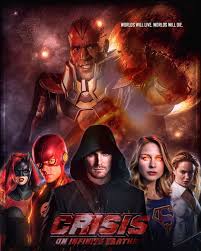 Another Crisis On Infinite Earths Fan Made Poster That Is Made By Meee Tbh I Think I Might Like This On Infinite Earths Flash Tv Series Dc Comics Series