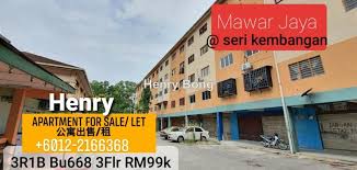 Sk taman sri mawar, seremban, negeri sembilan. Pangsapuri Mawar Jaya Intermediate Apartment 3 Bedrooms For Sale In Seri Kembangan Selangor Iproperty Com My