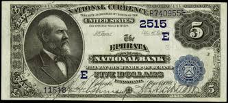 The winner will receive a prize to the value of £1 000. World Banknotes Coins Pictures Old Money Foreign Currency Notes World Paper Money Museum 1882 5 Dollar Value Back National Currency Bank Note 2515 The Ephrata National Bank
