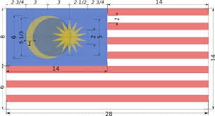Bendera malaysia mempunyai empat warna iaitu merah putih kuning dan biru. Flag Of Malaysia Wikipedia