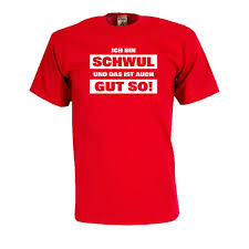 Ich bin schwul und das ist auch gut so lustiges Sprüche Spaß Fun T-Shirt  SDR007