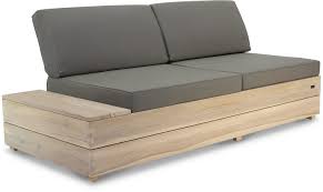 Die produktpalette ist breit gefächert. Fleur Ami Island 2 Seater Left Right 195x85 70 Cm Vintage Grey Teak Exclusive Planters Vases Accents