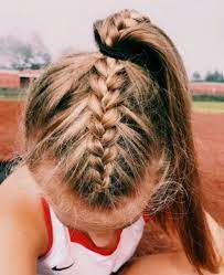Pin By Josefina Sandoval Pomes On Peinados Braided Hairstyles Volleyball Hairstyles Long Hair Styles