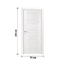 Bestdoor Panel Ic Kapi Canik 77x203 Cm Beyaz Kasa Eni 10 Cm 13 Cm Tekzen