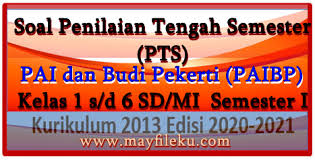 Oct 18, 2017 · download lembar kerja siswa (lks) kelas 1, 2, 3, 4, 5, 6 sd dan contoh soalnya semua mata pelajaran seperti ipa, ips, matematika, bahasa ind. Download Soal Pts Pai Dan Bp Kelas 1 2 3 4 5 6 Sd Mi Semester 1 2020 2021 Mayfile