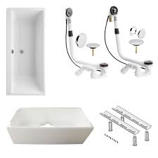 Einem wannenträger oder wannenfüße, diese sind variabel höhenverstellbar. Villeroy Boch Rechteck Badewanne Subway Duo 190 X 90 Cm Ebay