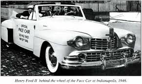 Image result for Pace Car Yellow 1948 Lincoln
