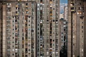 Urban neighbourhood in new belgrade, belgrade, serbia. Blokovi Novi Beograd Brutalist Architecture Fashion