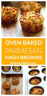 Oven Baked Parmesan Hash Browns An Easy Hash Brown Recipe Your Whole Family Will Love Th Hashbrown Recipes Easy Hashbrown Recipes Breakfast Hashbrown Recipes