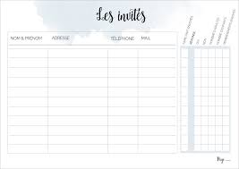 Liste Invites Mariage Bleu Liste Invites Mariage Planning Organisation Mariage Liste Mariage