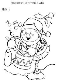 Greeting Cards Christmas Coloring Page Desenhos Legais Desenhos