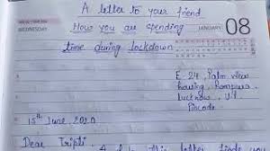 When my friend writes me they usually end with something like: Write A Letter To Your Friend How You Are Spending Time During Lockdown Youtube