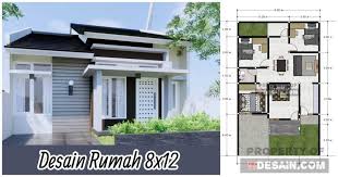 Rumah minimalis yes rumah minimalis ukuran. Sketsa Arsitek Rumah 8x12 3 Kamar Tidur Desain Rumah Minimalis
