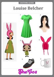 Ears have wire inserts bob's louise rabbit ear hat burgers beanie cosplay costume halloween fleece hat bunny. How To Get Your Lovely Louise Belcher Costume Shecos Blog