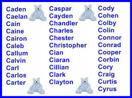 Boys Names Starting With C Where They Come From And What They Mean Boy Names Cool Baby Names Baby Boy Names