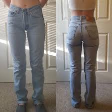Levis lvc 501z xx big e selvedge denim jeans size 32 hidden rivets 501. Levi S 501 Vintage High Waist Denim Jeans Light Blue Wash Etsy Womens Ripped Jeans Levi Jeans Women Womens Jeans Skinny