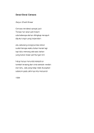 Kata nomina (kata benda), arab. Kumpulan Puisi Dan Unsur Intrinsiknya